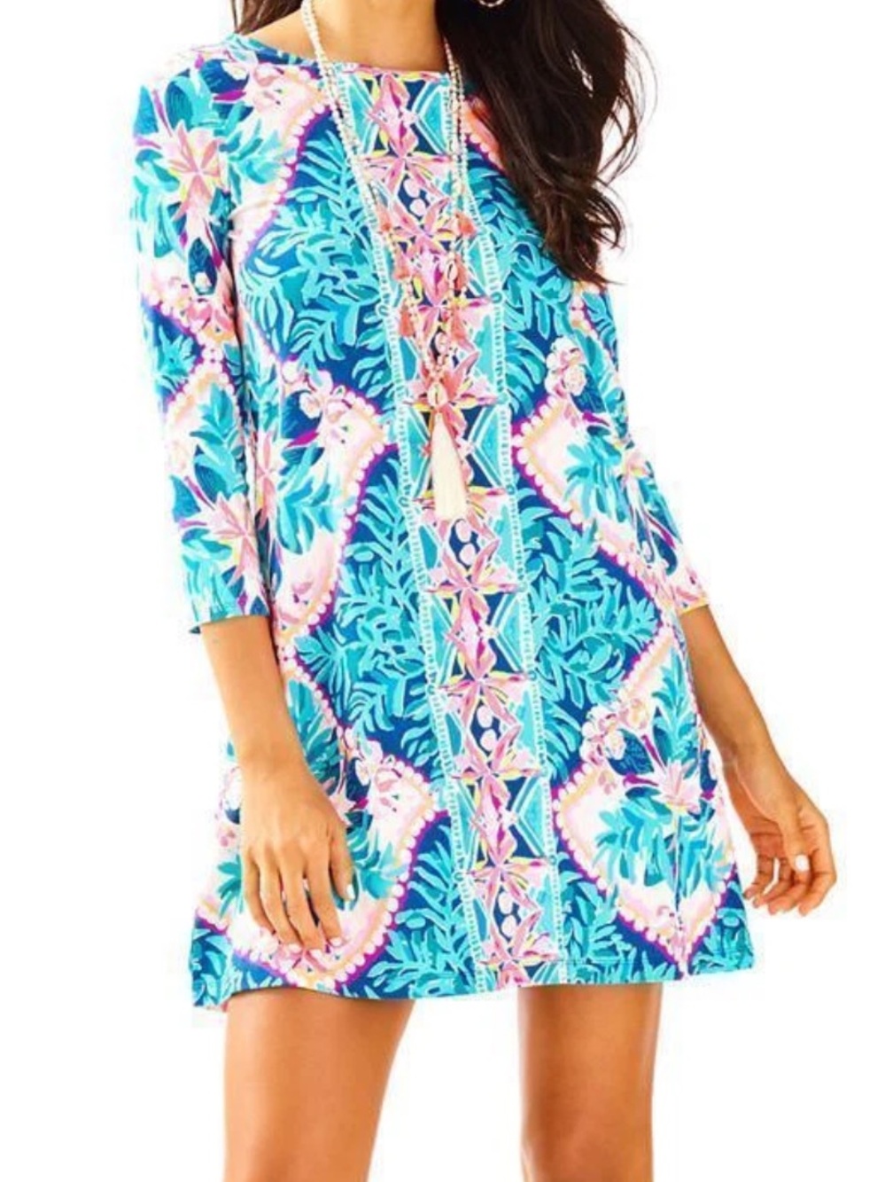 Lilly Pulitzer Ophelia Dress - Macaw Blue Size Large